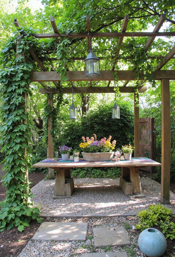 décor de jardin écologique