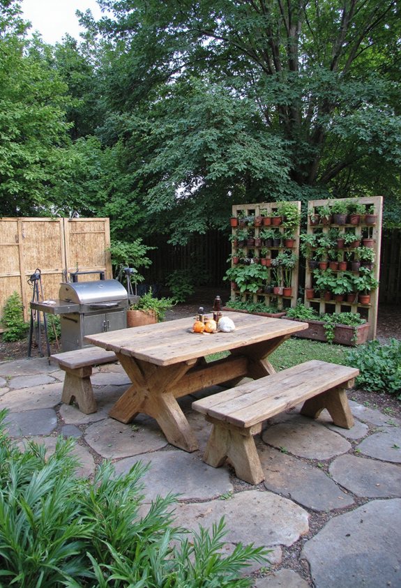 cuisine en plein air éco-responsable