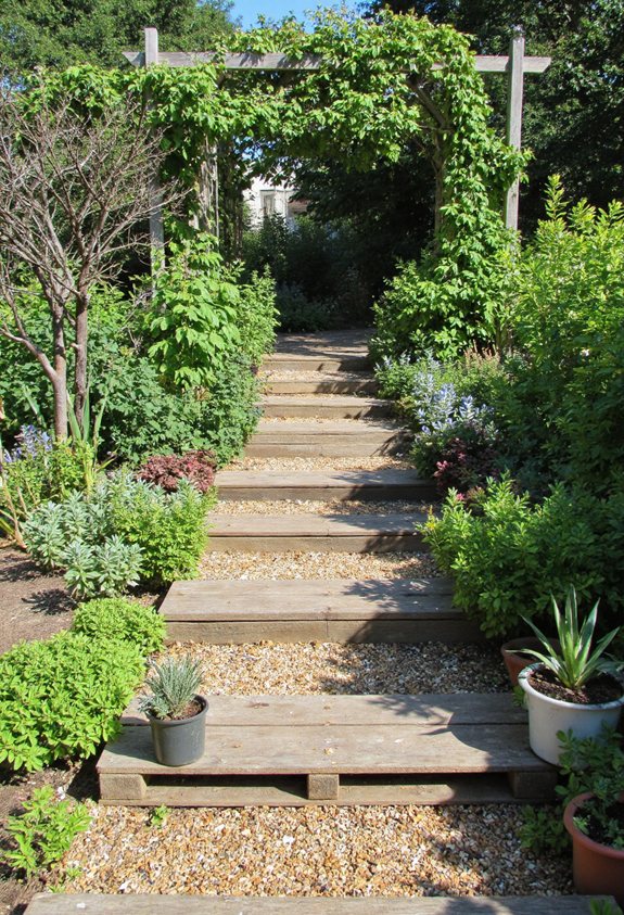 matériaux de jardin recyclés écologiques