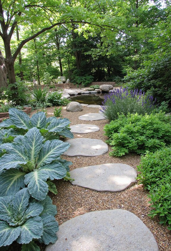 idées de jardin zen comestible