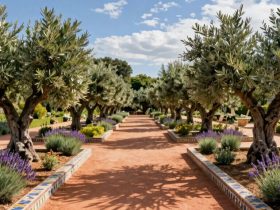 conception de jardin méditerranéen élégant