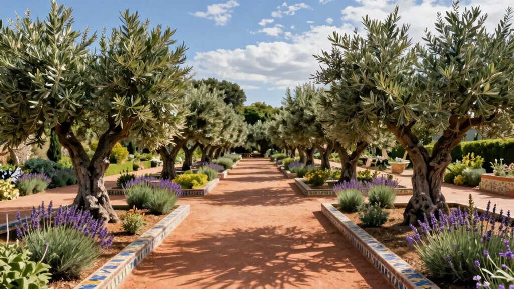 conception de jardin méditerranéen élégant