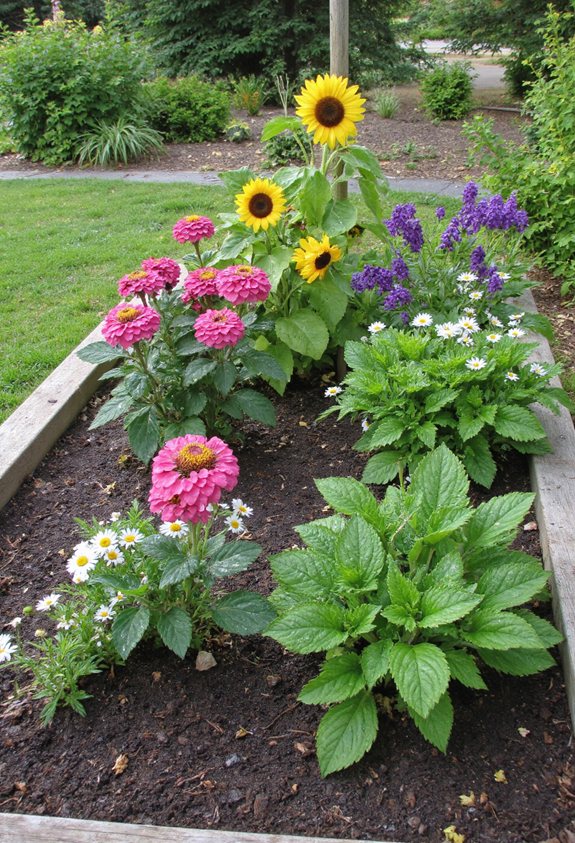 Des lits surélevés améliorent le drainage