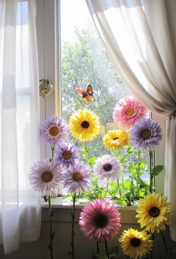 artisanat de fleurs en papier fantastiques