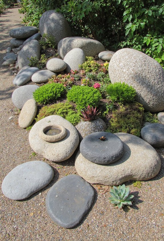 jardin de rocaille amical pour la faune