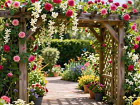 idées de conception de treillis de jardin