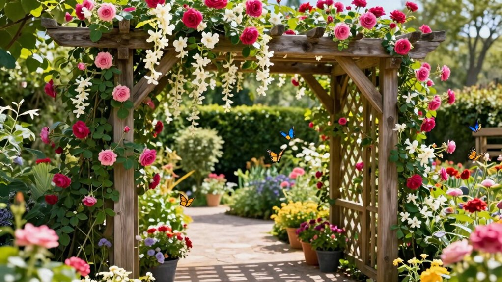 idées de conception de treillis de jardin