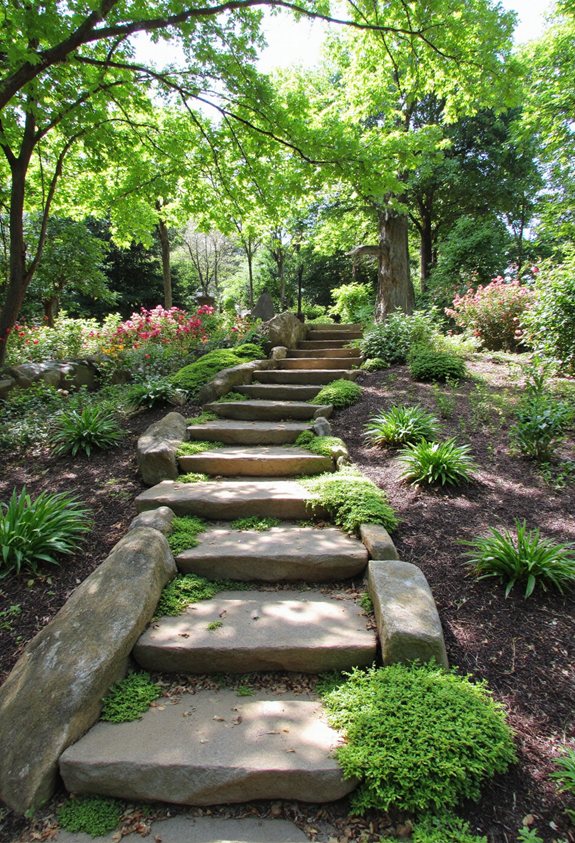 design de marches de jardin harmonieux