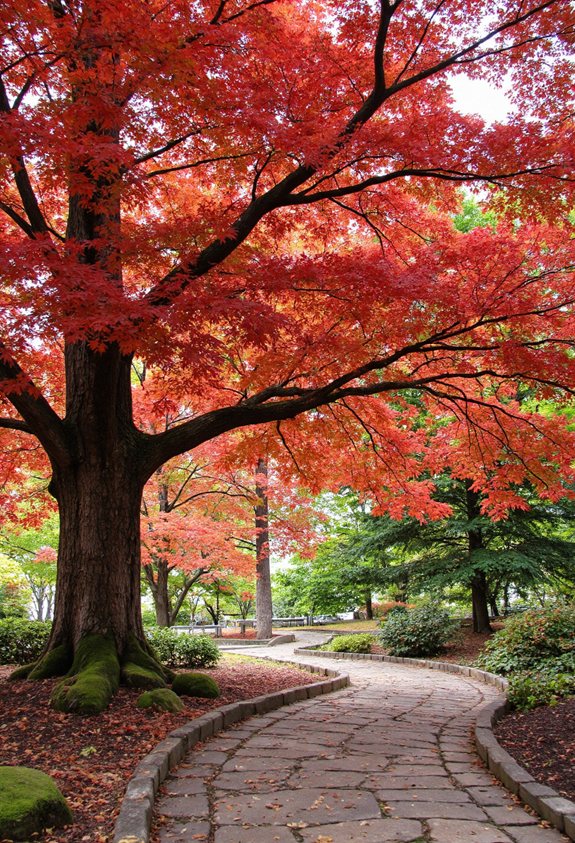 entrée du jardin de l'érable japonais