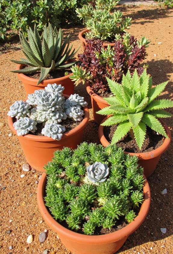 plantes succulentes aimant le soleil et nécessitant peu d'entretien