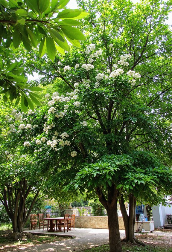 arbre d'orange mexicain barrière de son