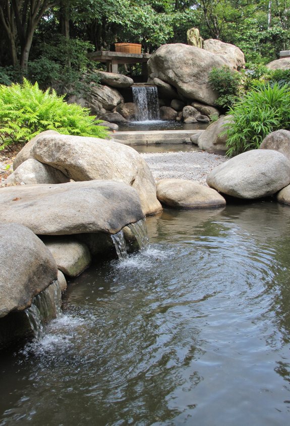 jardin d'eau zen minimaliste