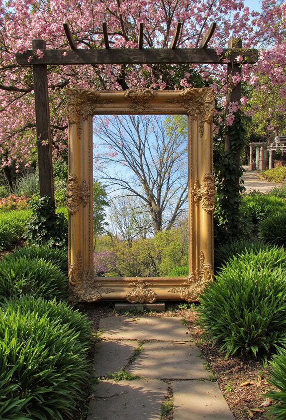 miroir amélioré jardin oasis