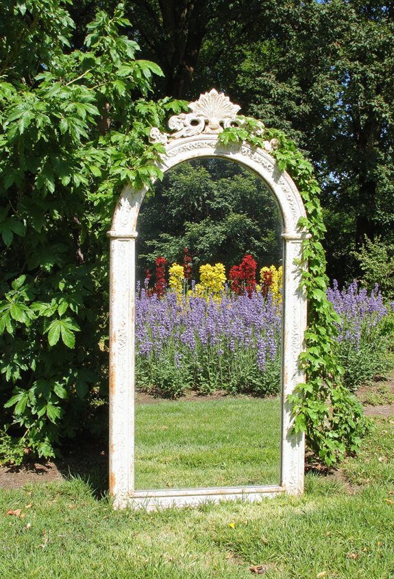 jardin infini en miroir illusion