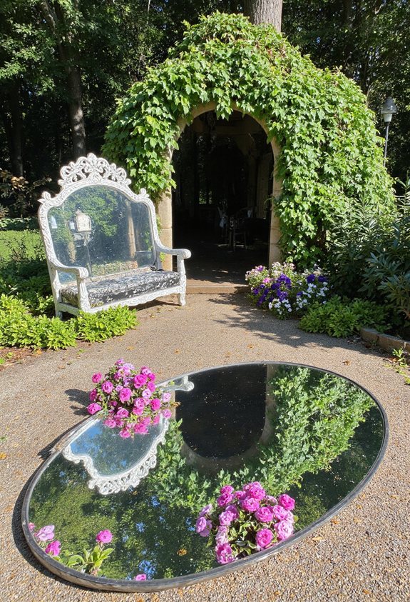 les zones réfléchissantes créent des espaces dynamiques