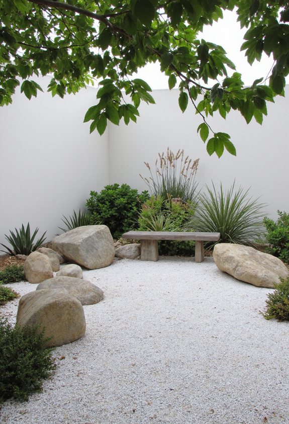 jardin rock moderne minimaliste