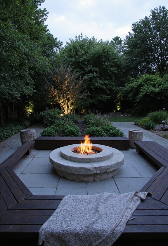 cheminée de jardin moderne et épurée cheminée de jardin moderne et épurée