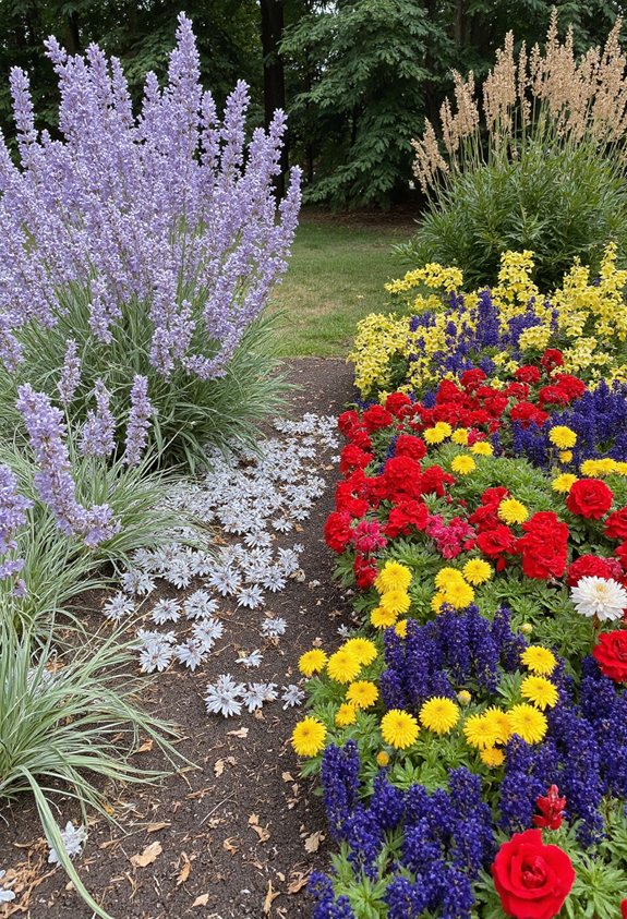 monochrome vs jardin de contraste