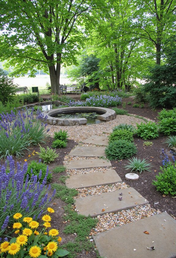 plantes indigènes abritent l'eau