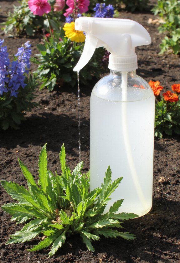 solution de vinaigre herbicide naturel