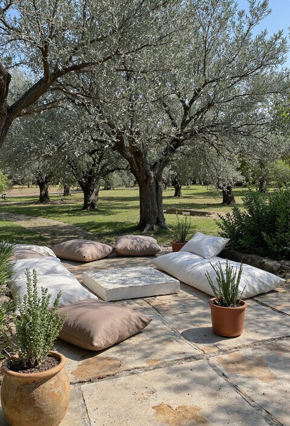 oliviers sérénité en plein air