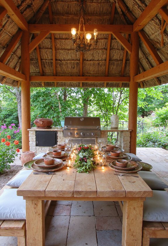 pavillon de divertissement en plein air