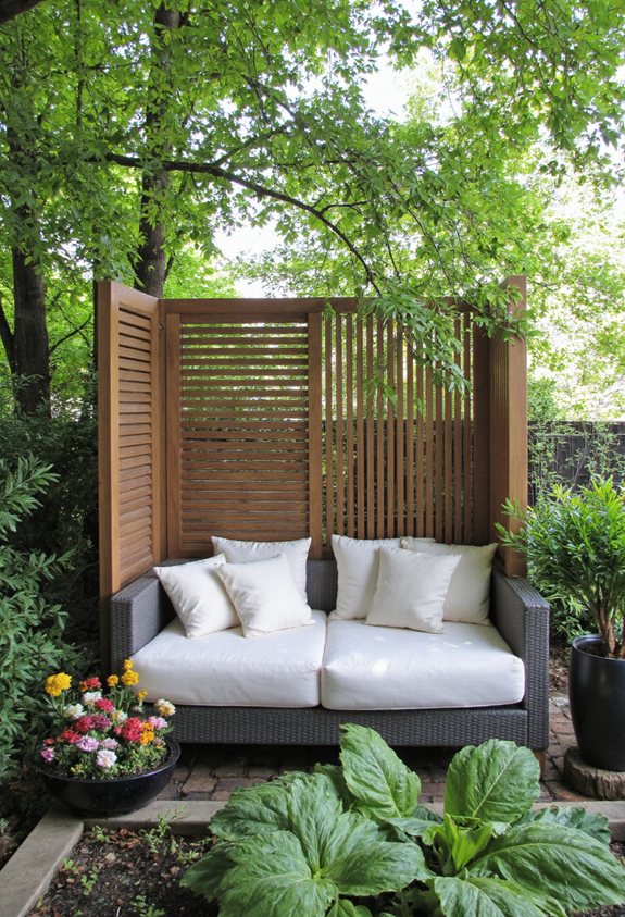 séparateurs de confidentialité pour meubles d'extérieur