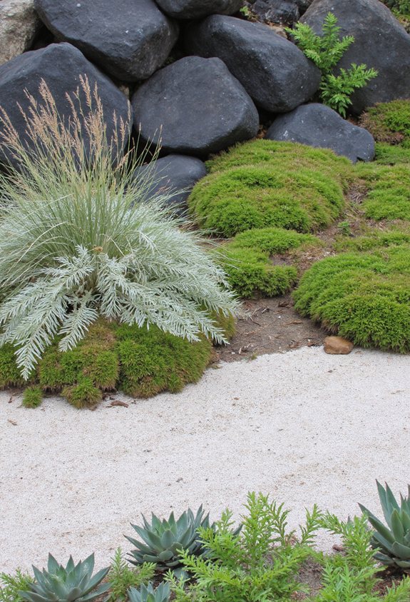 les textures des plantes créent de la sérénité