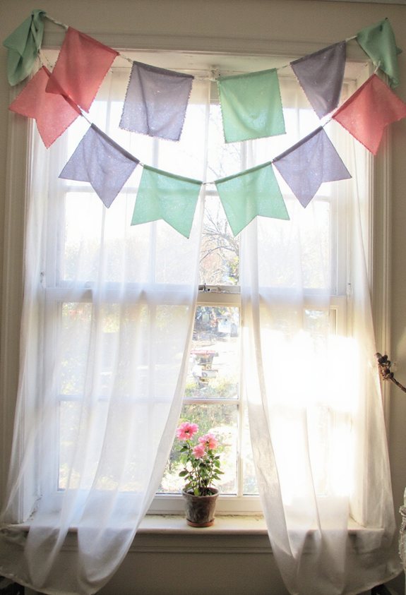 bannière en tissu décor saisonnière