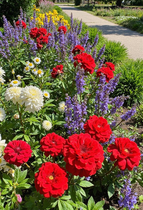 transformation de jardin floral saisonnier