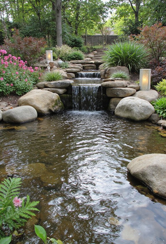 idées d'accessoires pour fontaine saisonnière