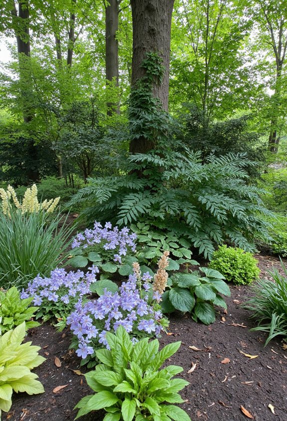 les plantes ombragées ont besoin d'humidité