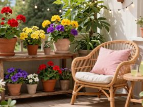 idées de décoration de terrasse au printemps