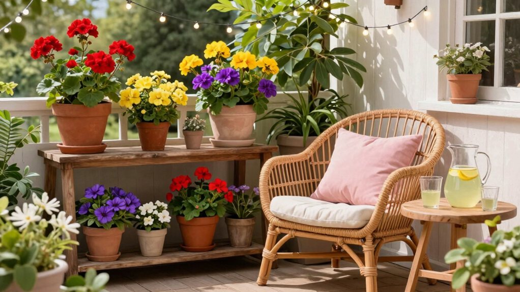 idées de décoration de terrasse au printemps