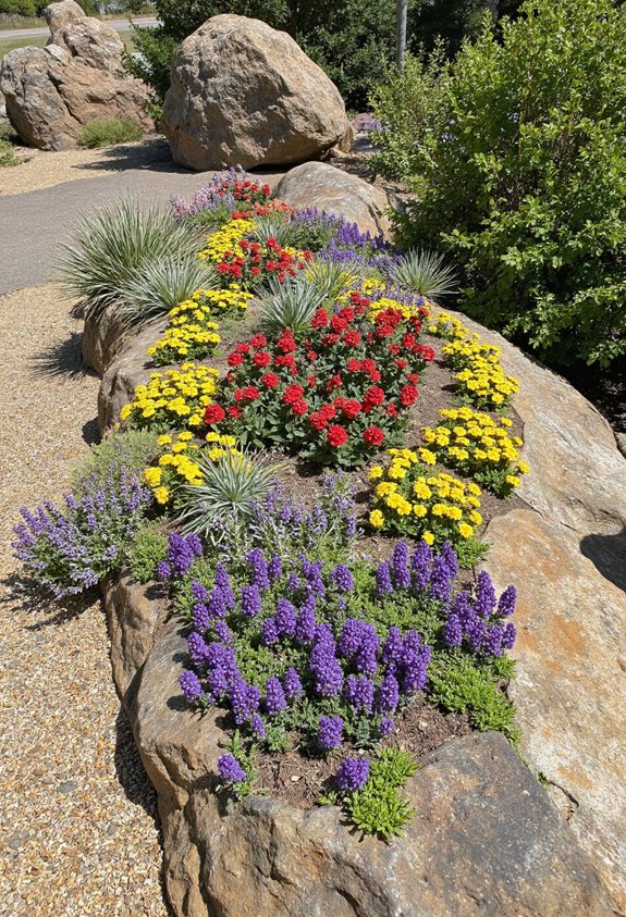 texture de jardin de pierre oasis