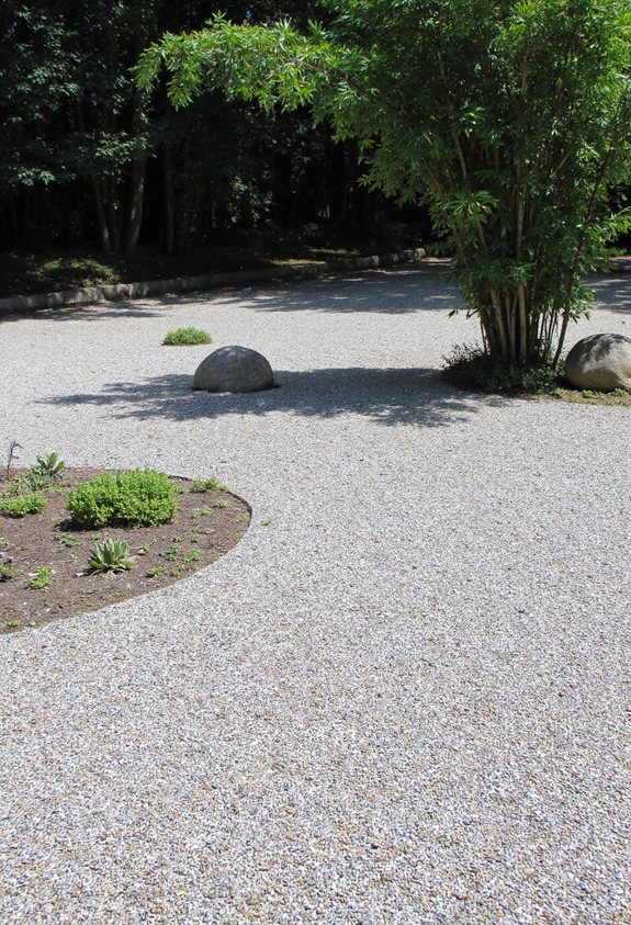 les couches de pierre améliorent le zen