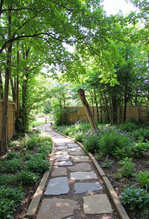 matériaux de chemin de jardin durables