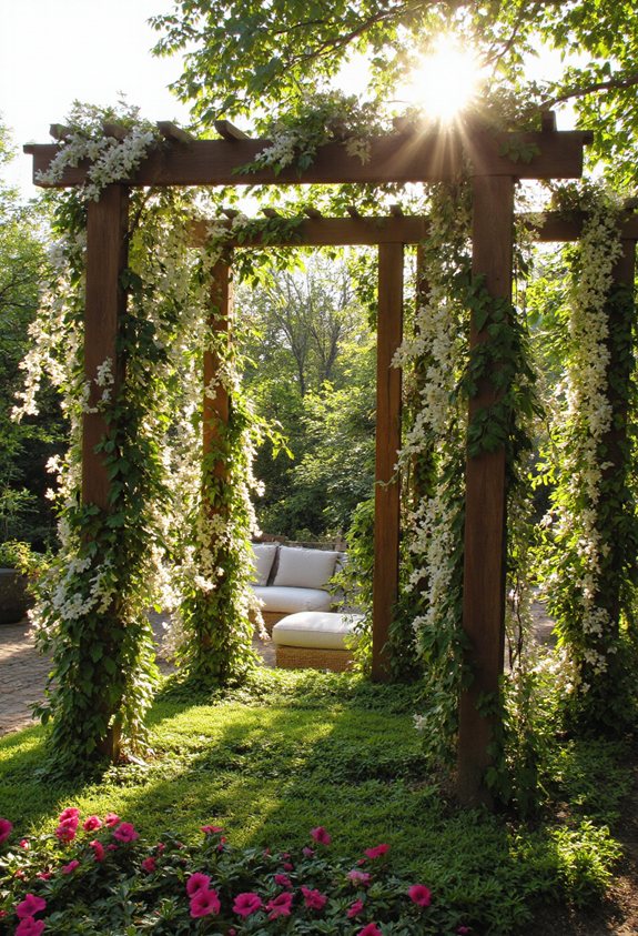 treillis décoratif de confidentialité vertical