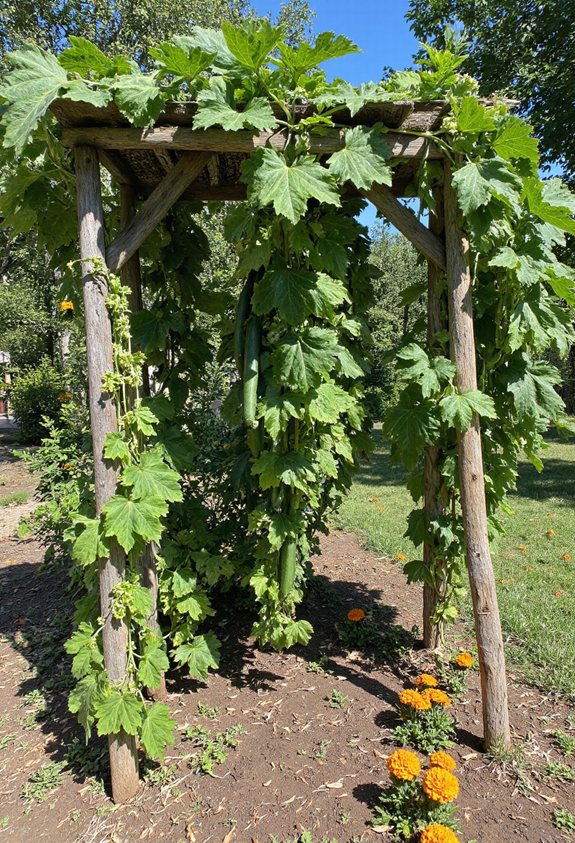 vitrine de jardin vertical
