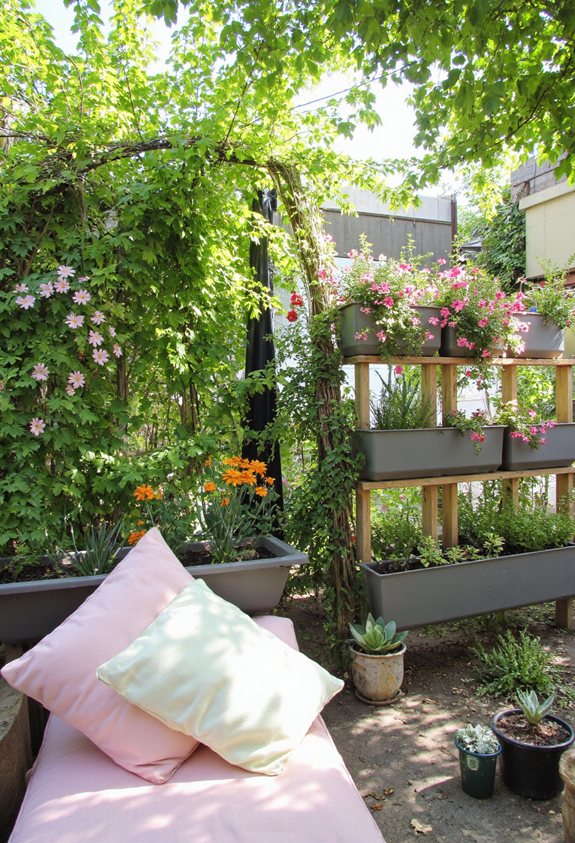 maximisation de l'espace jardin vertical