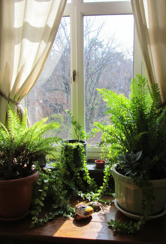 vibrantes expositions de plantes d'intérieur