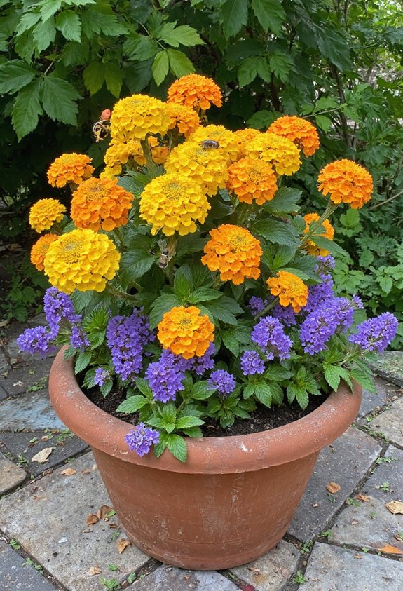 jardin vibrant accueillant les pollinisateurs