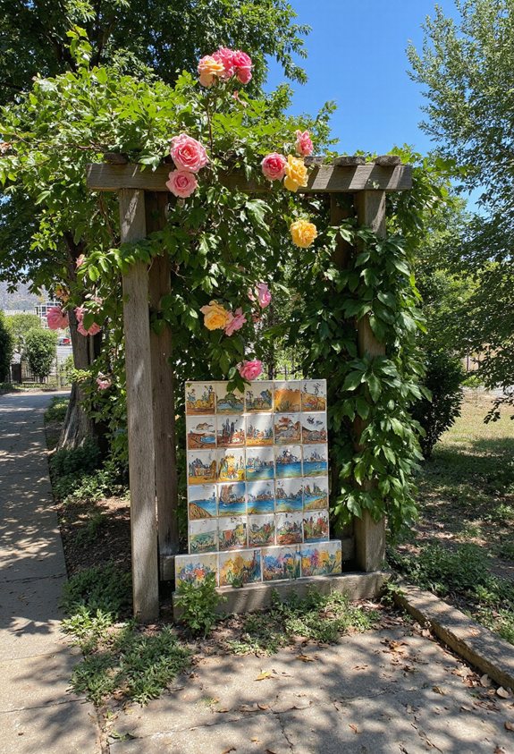 transformation d'art de treillis mural