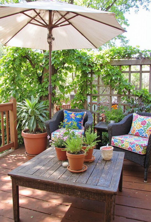 mobilier de jardin résistant aux intempéries