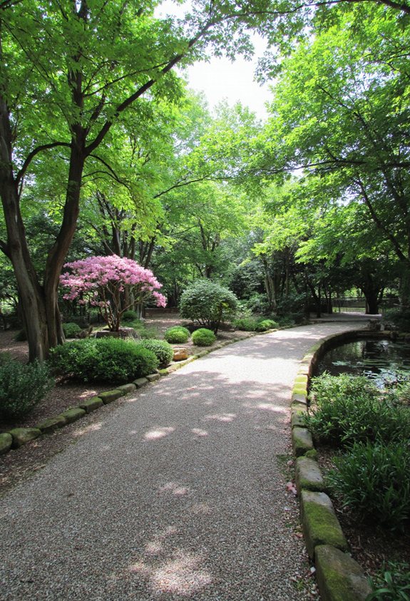 sentier de jardin zen tranquillité