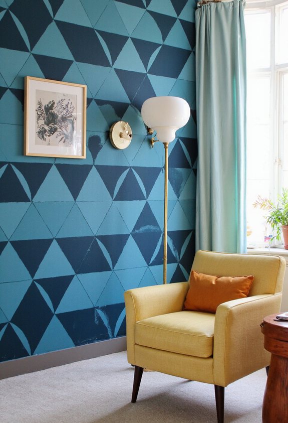 accents géométriques teal en gras
