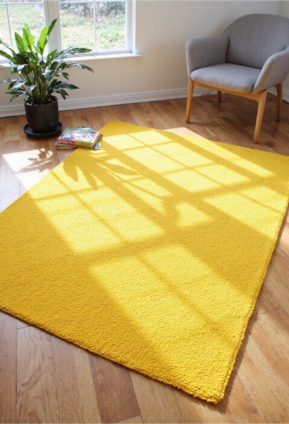 le jaune chrome illumine les sols