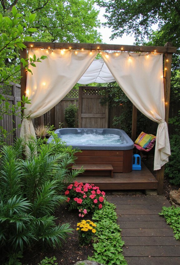 auvent de spa confortable