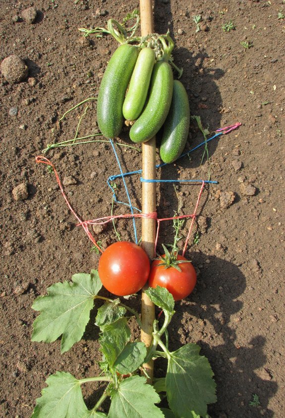 artisanat créatif de treillis à tomates
