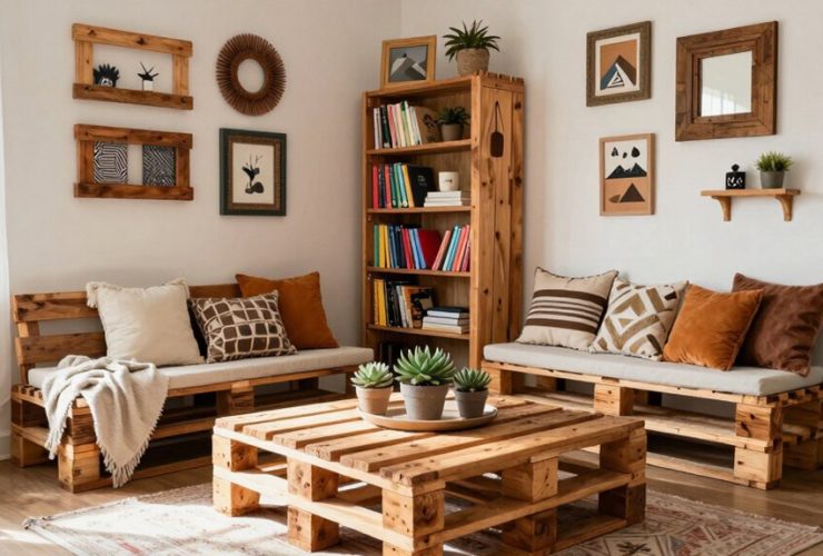 transformation intérieure en palette DIY